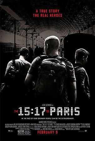 The 15:17 To Paris Movie Poster