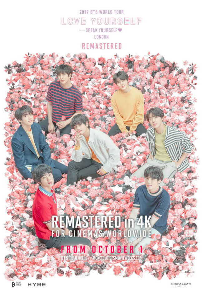 BTS  2019 World Tour Love Yourself: Speak Yourself London Remastered Movie Poster