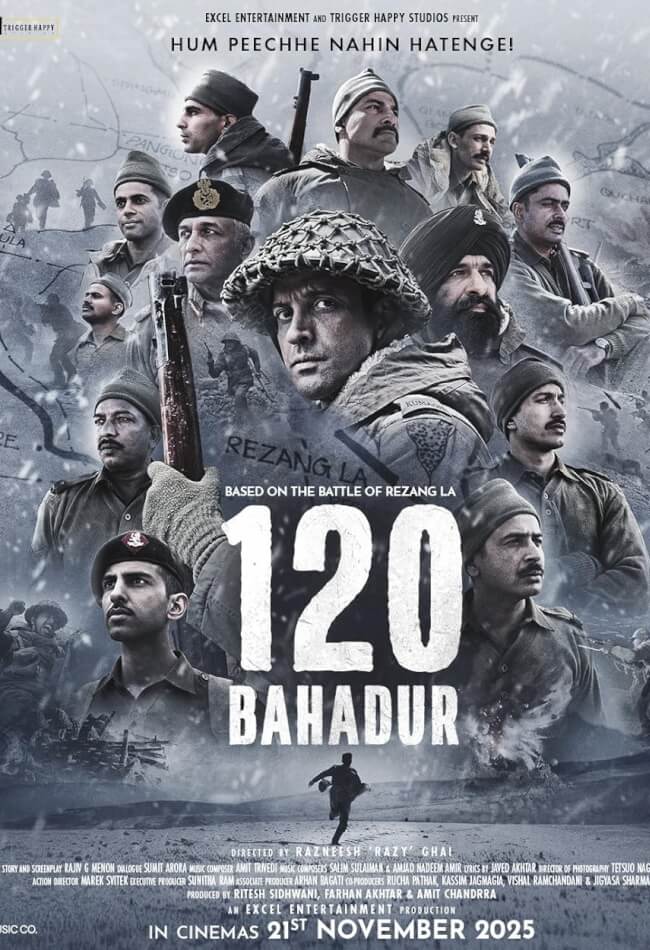 120 Bahadur Movie Poster
