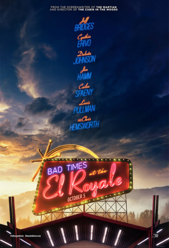 Bad Times At The El Royale Movie Poster