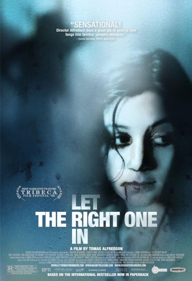 Let The Right One In (Låt den rätte komma in) Movie Poster