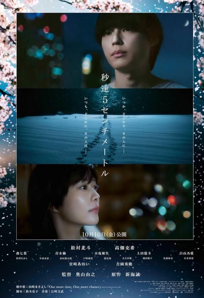 5 Centimeters Per Second Movie Poster