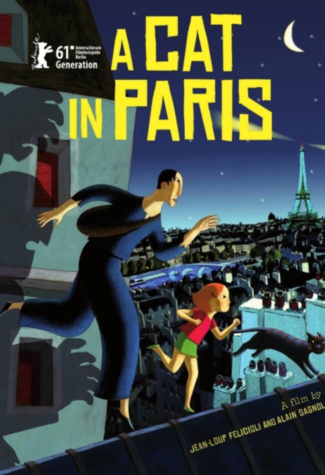 A Cat In Paris Movie Poster