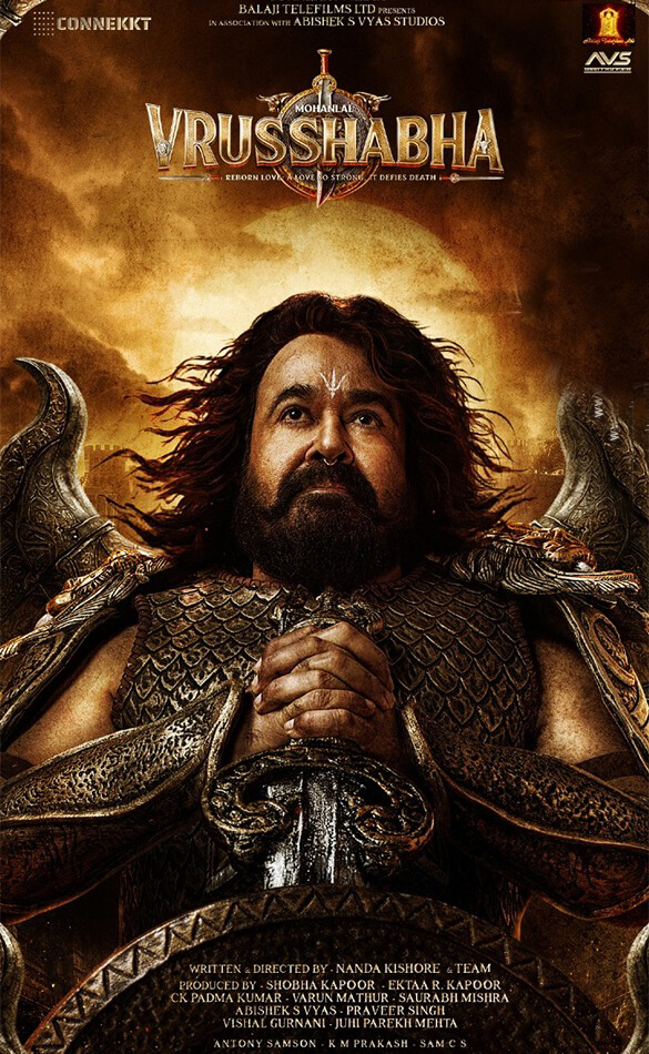 Vrusshabha Movie Poster