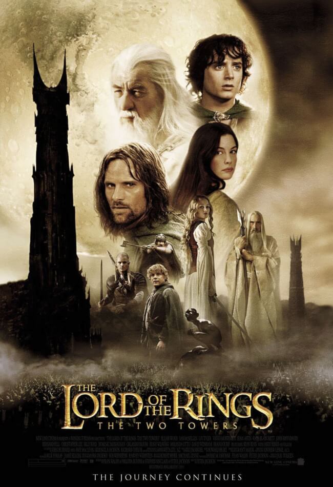 The Lord of the Rings: The Two Towers Movie Poster