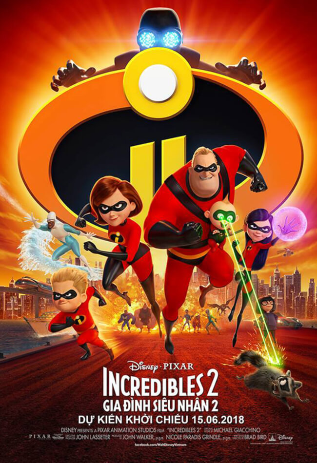 INCREDIBLES 2 Movie Poster