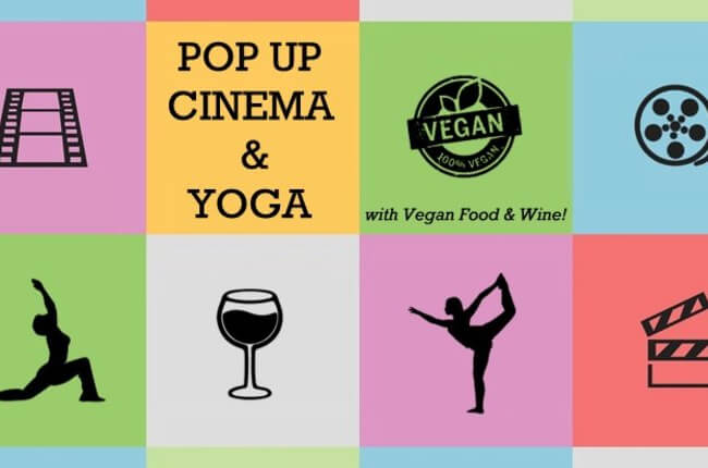 Movie & Yoga with Vegan Food & Wine Movie Poster
