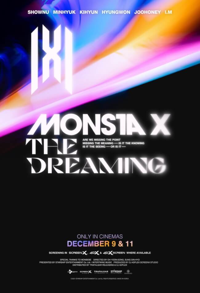 Monsta X: The Dreaming Movie Poster