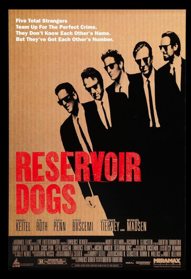 Reservoir Dogs Movie Poster