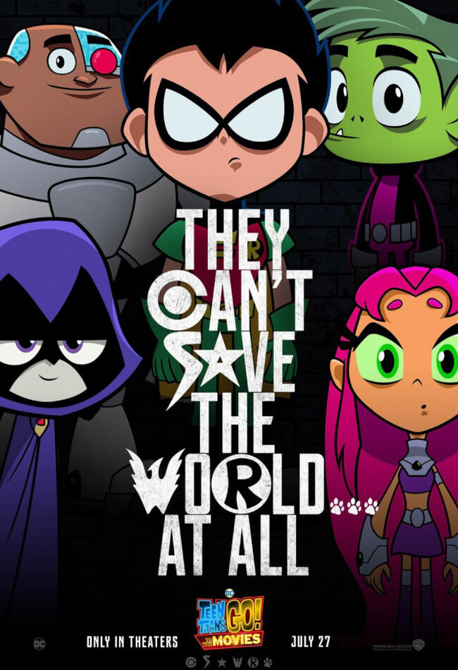 TEEN TITANS GO! TO THE MOVIE Movie Poster