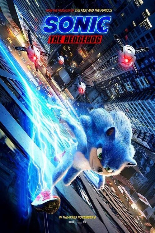 Sonic The Hedgehog Movie Poster