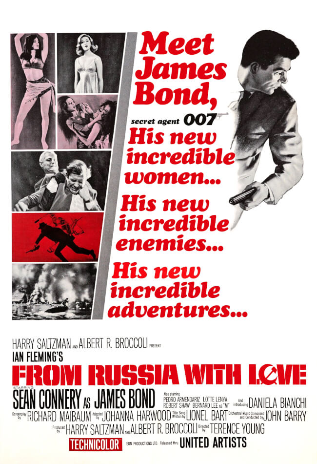 From Russia With Love Movie Poster