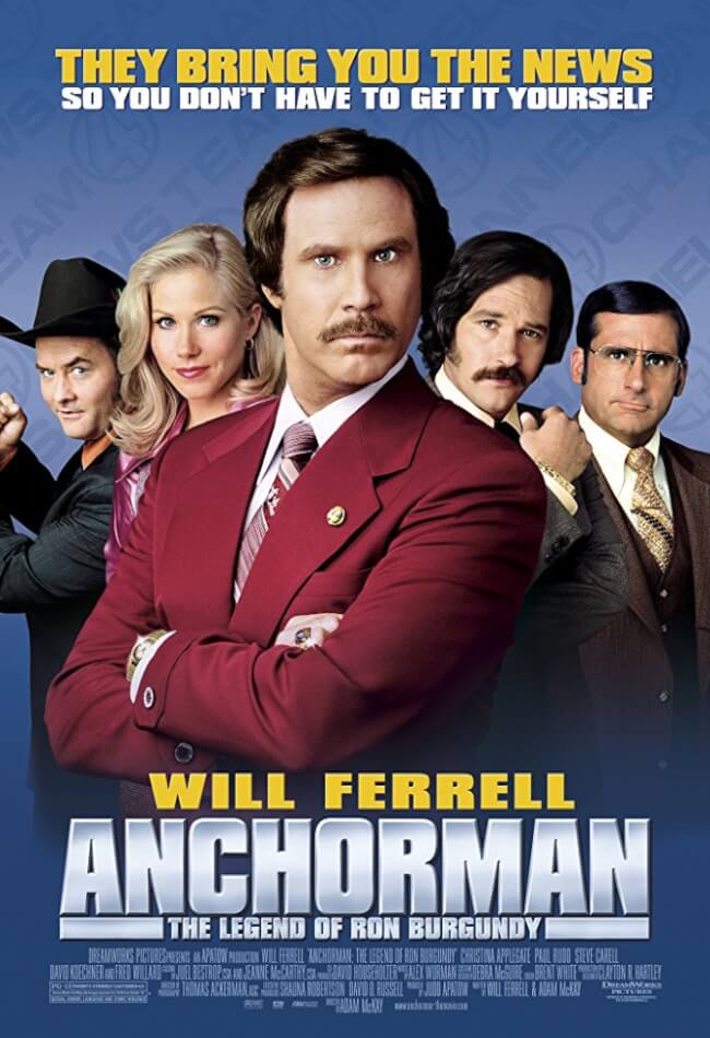 Anchorman: The Legend of Ron Burgundy  Movie Poster