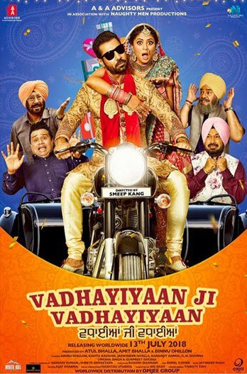 Vadhayiyaan Ji Vadhayiyaan Movie Poster