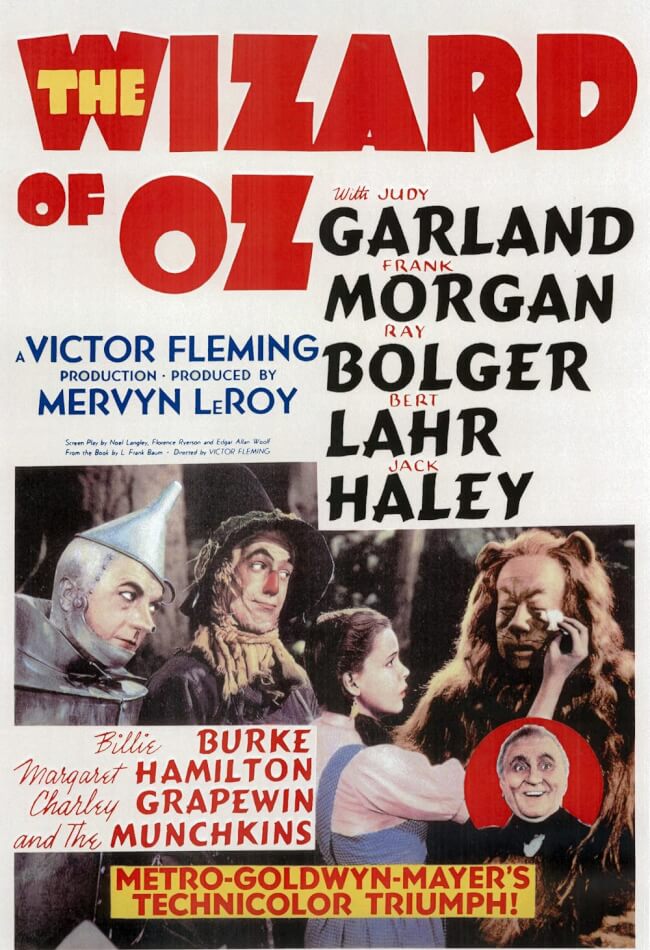 The Wizard Of Oz Movie Poster