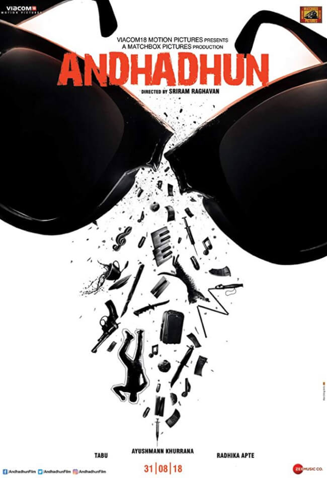 Andhadhun Movie Poster