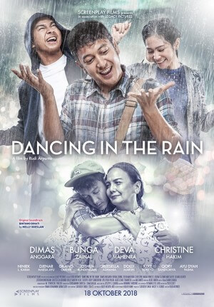 Dancing in the rain Movie Poster