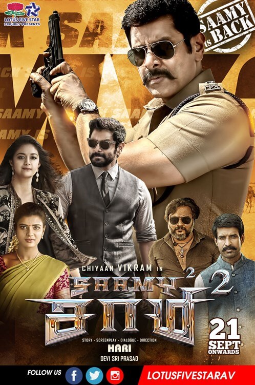 Saamy 2 Movie Poster