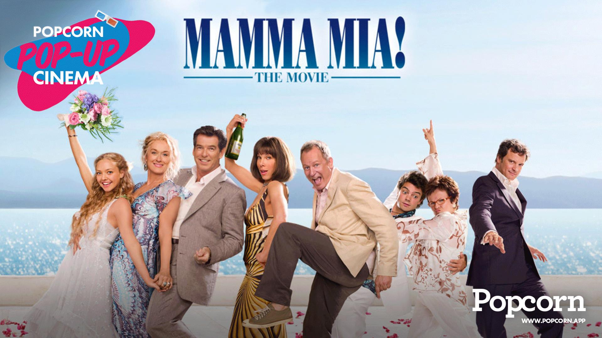 Mamma Mia Pop-Up Cinema by Popcorn App